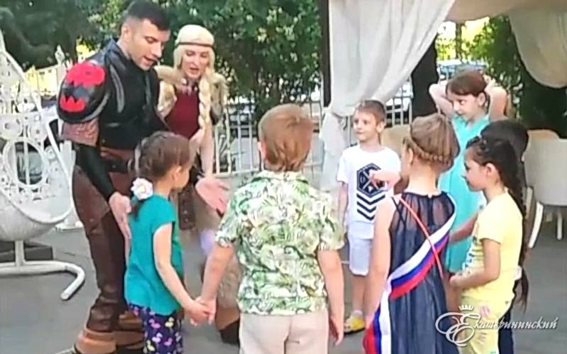 Организация детских праздников в ресторане «Екатерининский сад»