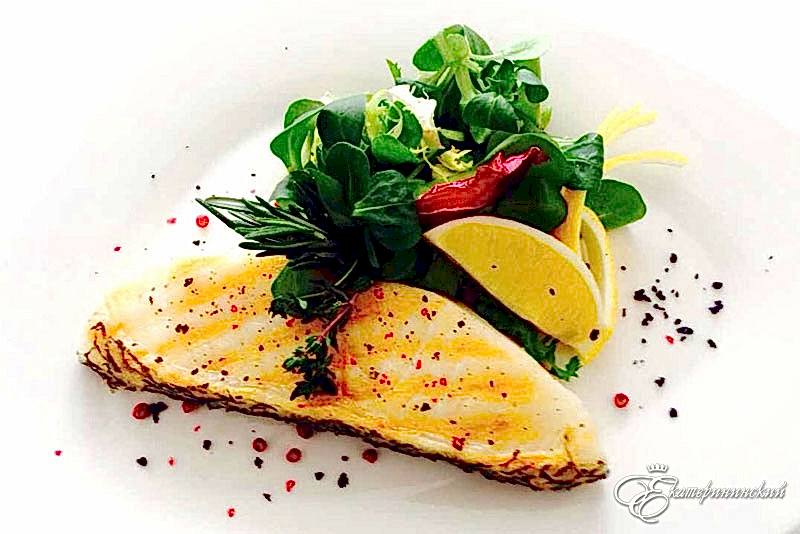 Чилийский сибас на гриле